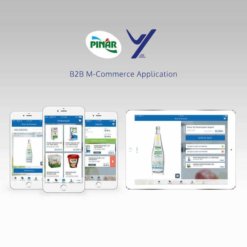 B2B Product Order Commerce ios android mobile application